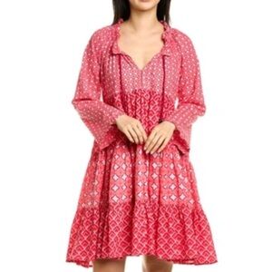 NWT Ro’s Garden Sonia Short Dress Celia Pink L